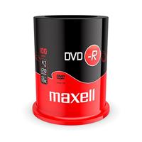 Maxell DVD-R onbewerkte (16x speed, 4,7GB, 120 min, 100 spindel)