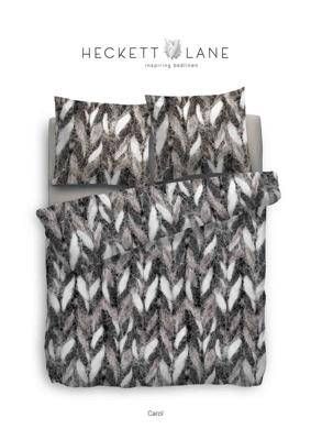 Heckett & Lane DBO Carol Zwart/Wit 200x200 Flanel