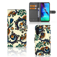 Wallet Case Motorola Moto G Pro Barok Flower