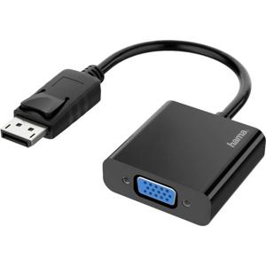 Hama 00200337 DisplayPort / VGA Adapter [1x Britse stekker - 1x DisplayPort stekker] Zwart