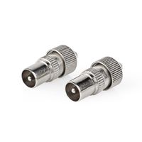 Nedis IEC Connector | Male | Zilver | 2 Stuks | 1 stuks - CSGP40902ME CSGP40902ME - thumbnail