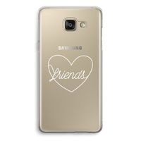 Friends heart pastel: Samsung Galaxy A5 (2016) Transparant Hoesje - thumbnail