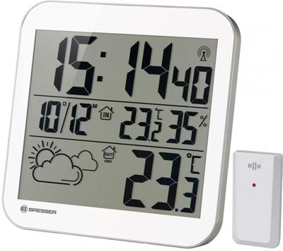 Bresser radiowandklok MeteoTime Clear 225 mm Bresser radiowandklok MeteoTime Clear 225 mm