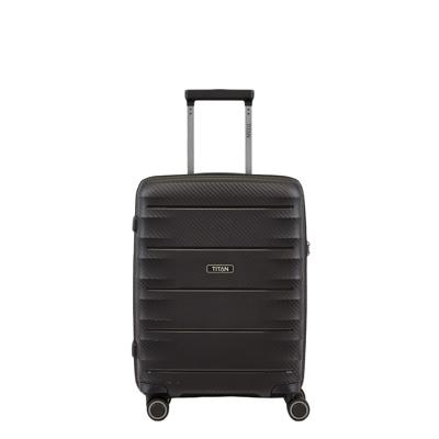 Titan Highlight 4 Wiel Trolley S black Harde Koffer Titan Highlight 4 Wiel Trolley S black Harde Koffer