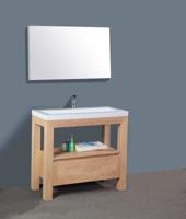 Lambini Designs Robusta Senza badkamermeubel 100cm 1 kraangat eiken