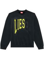 Diesel sweat S-Boxt à logo en polaire - Noir