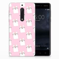 Nokia 5 TPU Hoesje Sleeping Cats - thumbnail