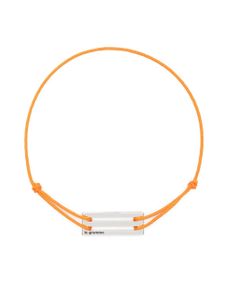 Le Gramme "bracelet 2,5g en corde à breloque en argent sterling" - Orange