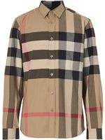 Burberry chemise oversize à carreaux - Tons neutres