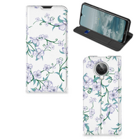 Nokia G10 | G20 Uniek Smart Cover Blossom White - thumbnail