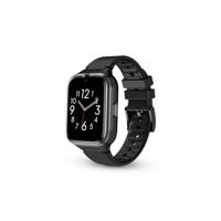SPC Smartee 4G Senior Smartwatch voor senioren met grote tekens, SOS-knop, GPS, veiligheidsbereik, videogesprekken, hartslag, smartwatch-beheer in Smart Clan, Zwart, M, Casual