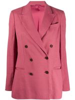 Brunello Cucinelli blazer à boutonnière croisée - Rose