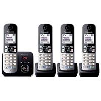 Panasonic Pana KX-TG6824GB AB+3 MBT bk | incl. extra 3x handset/oplaadstation