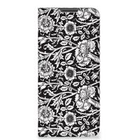 OPPO A54 5G | A74 5G | A93 5G Smart Cover Black Flowers