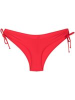 Moschino maillot de bain froncé à lien de resserrage - Rouge