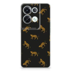 TPU Hoesje voor OPPO Reno8 Pro Leopards