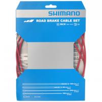 Shimano remkabelset Road SIL Tec rood 10 delig