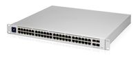 Ubiquiti Networks UniFi Pro 48-Port PoE Managed L2/L3 Gigabit Ethernet (10/100/1000) Power over Ethernet (PoE) 1U Zilver - thumbnail