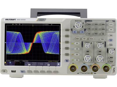 VOLTCRAFT DSO-6104E Digitale oscilloscoop 100 MHz 4-kanaals 1 GSa/s 40000 kpts 8 Bit Digitaal geheugen (DSO) VOLTCRAFT DSO-6104E Digitale oscilloscoop 100 MHz 4-kanaals 1 GSa/s 40000 kpts 8 Bit Digitaal geheugen (DSO)