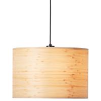 Brilliant Hanglamp Romm zwart met houtbruin 99490/76