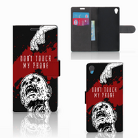 Sony Xperia Z3 Portemonnee Hoesje Zombie Blood