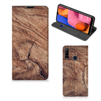 Samsung Galaxy A20s Book Wallet Case Tree Trunk