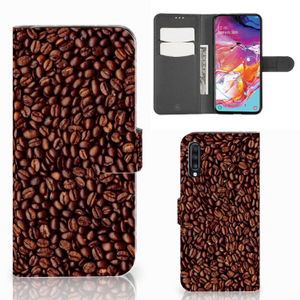 Samsung Galaxy A70 Book Cover Koffiebonen