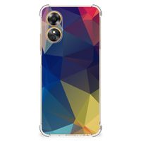 OPPO A17 Shockproof Case Polygon Dark - thumbnail