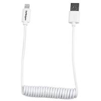 StarTech.com Lightning-naar-USB-kabel - gekruld - 60 cm, wit