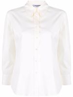 Saint Laurent Pre-Owned chemise en soie à manches crop (années 2000) - Blanc