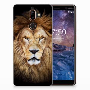 Nokia 7 Plus TPU Hoesje Leeuw