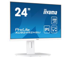 Iiyama XUB2492HSU-W6 LED-monitor Energielabel D (A - G) 60.5 cm (23.8 inch) 1920 x 1080 Pixel 16:9 0.4 ms HDMI, DisplayPort, Hoofdtelefoon (3.5 mm jackplug),