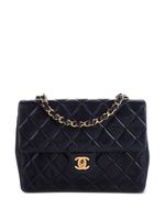 CHANEL Pre-Owned sac porté épaule Classic Flap (années 1990) - Bleu