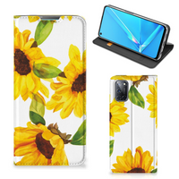 Smart Cover voor OPPO A52 | A72 Zonnebloemen