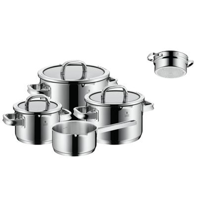 WMF Function 4 pannenset 5-delig met stoominzet, zwart 07.6106.6380