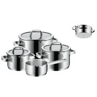 WMF Function 4 pannenset 5-delig met stoominzet, zwart 07.6106.6380