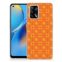 OPPO A74 4G TPU bumper Batik Oranje