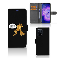 OPPO Find X5 Leuk Hoesje Giraffe - thumbnail