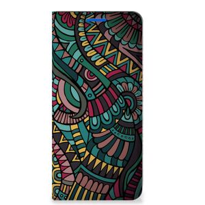 OPPO Reno6 5G Hoesje met Magneet Aztec