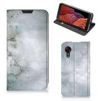 Bookcase Samsung Galaxy Xcover 5 Painting Grey - thumbnail