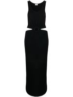 Nanushka cut-out terrycloth dress - Noir