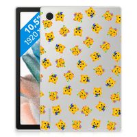 Hippe Hoes voor Samsung Galaxy Tab A8 2021/2022 Katten Emojis - thumbnail