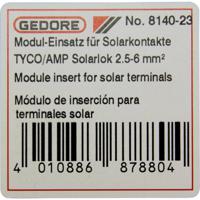 Gedore 8140-23 2078082 Krimpinzetstuk Solar-connectoren 2.5 tot 6 mm² - thumbnail