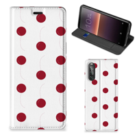 Sony Xperia 10 II Flip Style Cover Cherries
