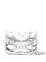 Maison Margiela petit sac porté épaule Glam Slam à rabat - Argent