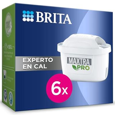 BRITA Maxtra Pro Experto Cal Pack 6 waterfilter 6 maanden waterfilter Eén maat