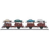 Märklin 46129 H0 autotransportwagenstel Laaes van de DB - thumbnail