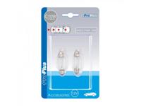 Pro+ Autolamp 12 Volt - 10 Watt. - SV8,5 11X43 - 2 Stuks