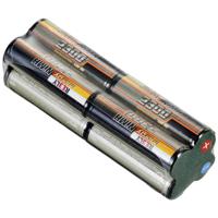 Reely NiMH accupack 9.6 V 2300 mAh Aantal cellen: 8 AA (penlite) AA (penlite) Block Met soldeeroog - thumbnail