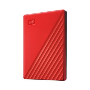 WD My Passport 4 TB Externe harde schijf (2,5 inch) USB 3.2 Gen 1 (USB 3.0) Rood WDBPKJ0040BRD-WESN